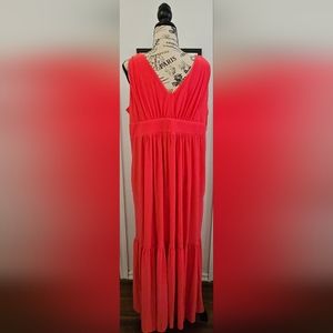 TravelSmith Maxi Dress with side pockets Size:LP